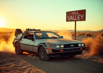 Back to the Future DeLorean: Time-Travel Thrill!